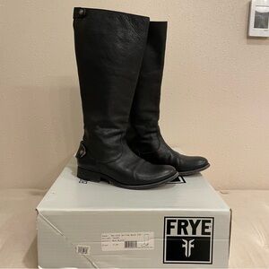 Frye Melissa Button Back Zip Riding Boots